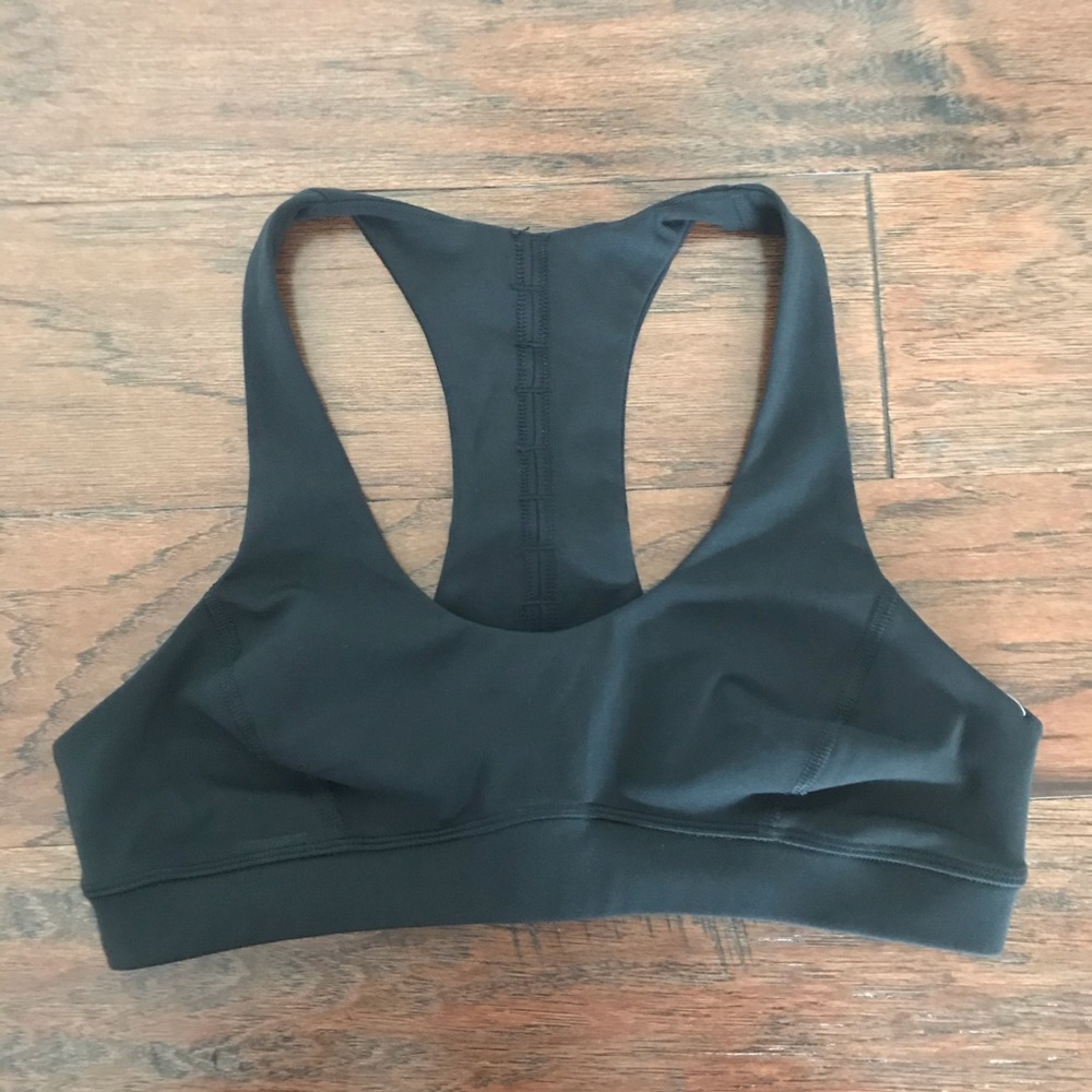 Free People Movement Athletic Bra Black Sport NEW